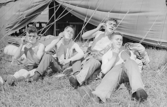 How Two World Wars Standardized the American Male Grooming Routine